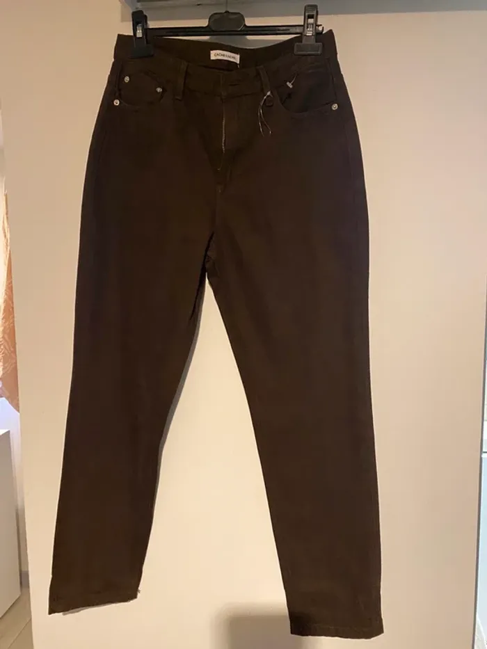 Jean Cache Cache marron taille 36