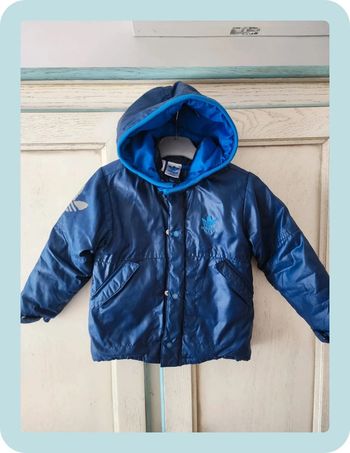 Doudoune bleue Adidas 4ans