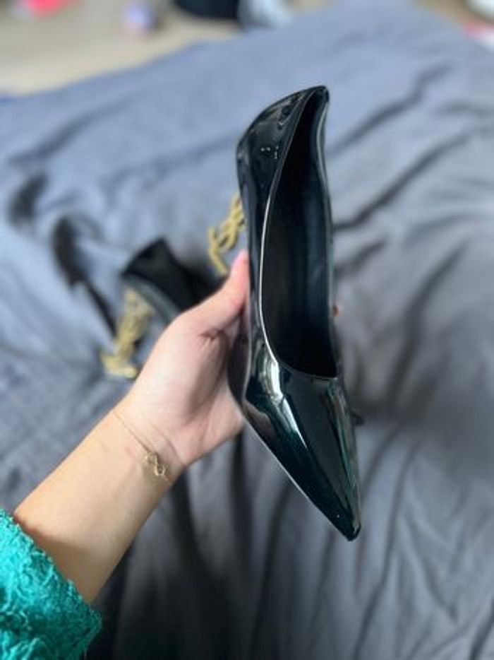 Escarpin YSL noir brillant