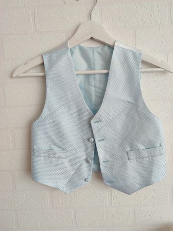 Gilet de cérémonie bleu clair