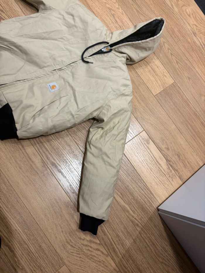 Carhartt Blouson Veste type aviateur L – beige / noir classique - photo numéro 2