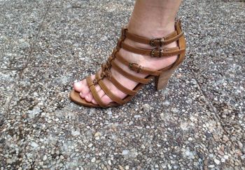 Sandales CUIR à talons p38