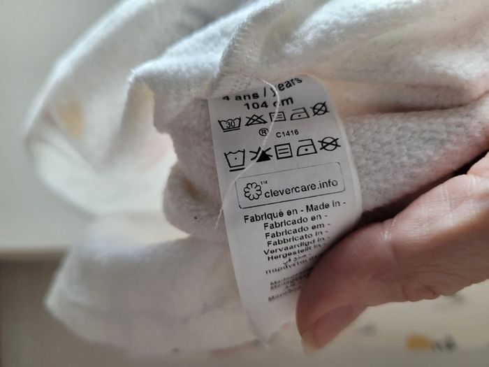 Robe à manches courtes matière sweat 4 ans - photo numéro 7