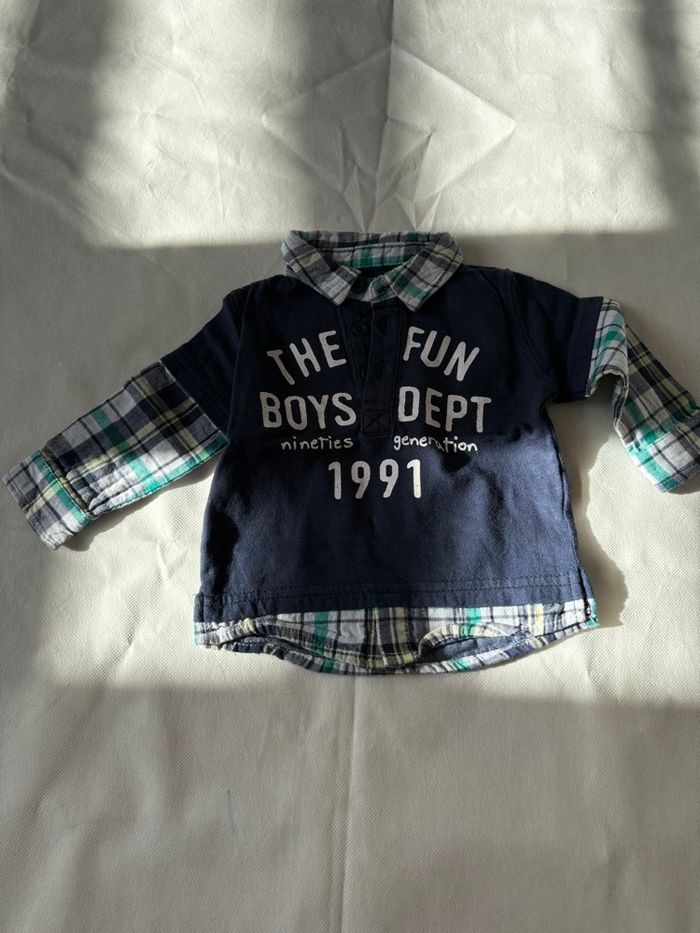 Haut + gilet 3 mois - photo numéro 4