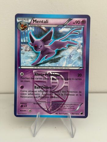 Carte Pokémon Mentali 48/116 Glaciation Plasma NM