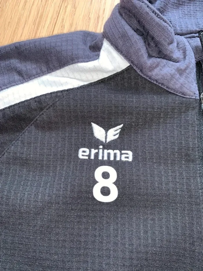 pull noir d’entrainement erima pour homme taille S - photo numéro 4