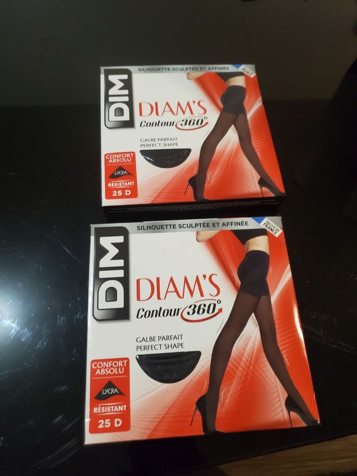 2  lot  Collant dim taille 2 - photo numéro 2