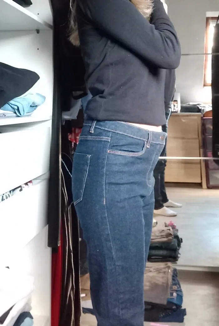 Jeans skinny bleu femme 40L30 - photo numéro 5