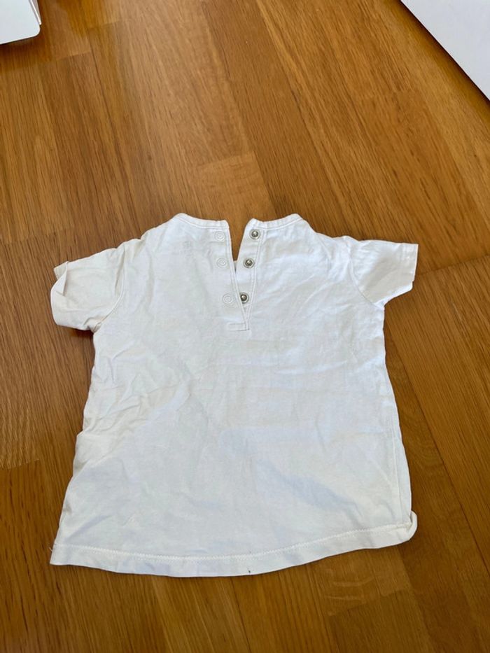 T-shirt La Redoute fille taille 9 mois - photo numéro 2