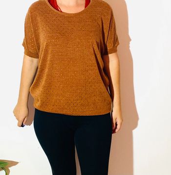 Pull léger à manches courtes taille 34 Camaïeu