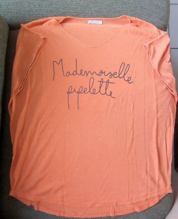 Maillot corail "Why Not?" T.S