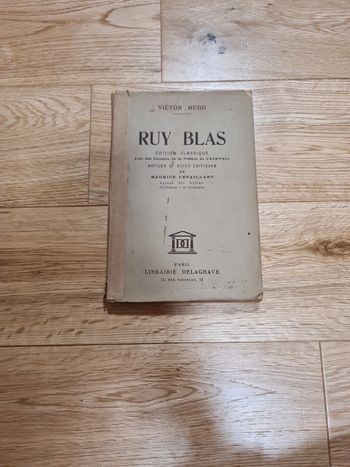 Victor Hugo - Ruy Blas -  Delagrave (1934)