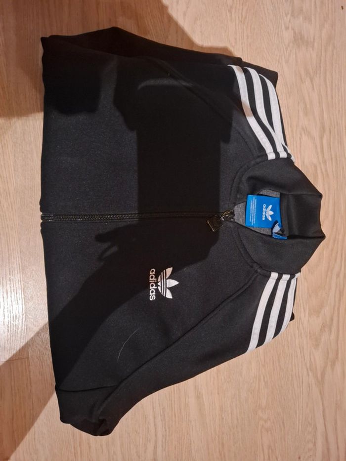 Pull Adidas noir et blanc longue manche homme - photo numéro 4