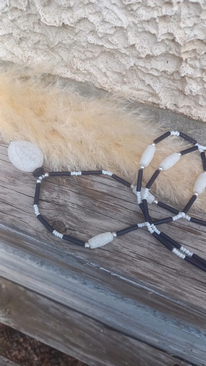 Sautoir collier long vintage - photo numéro 3