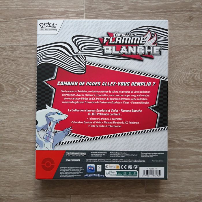 Coffret Pokémon Collection Classeur Flamme Blanche NEUF - photo numéro 2