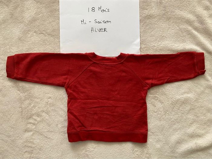 Lot de 4 gilets / pulls zippés chauds - 18 mois - Du pareil au même & autre - TBE - photo numéro 20