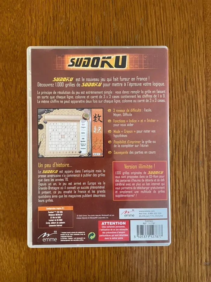 Jeu Pc sudoku - photo numéro 3