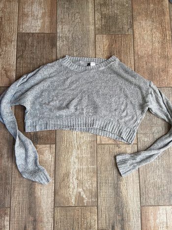 Pull court H&M gris