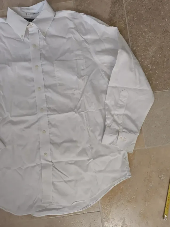 Chemise Lauren Ralph Lauren Homme Taille L blanche - photo numéro 4