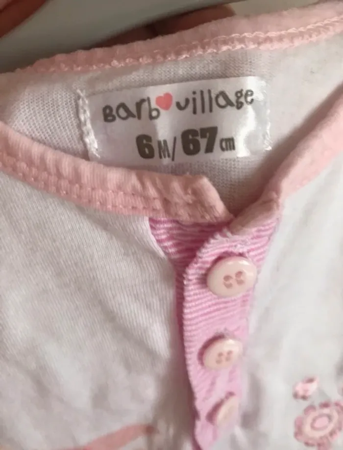 Barboteuse 6 mois neuve Jamais porté juste lavé - photo numéro 3