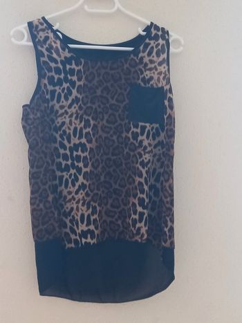 Haut d'été panthère  Taille : 40
