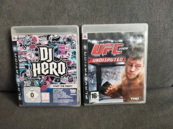Lot de 2 jeux PS3 Dj Hero et UFC undisputed PlayStation 3