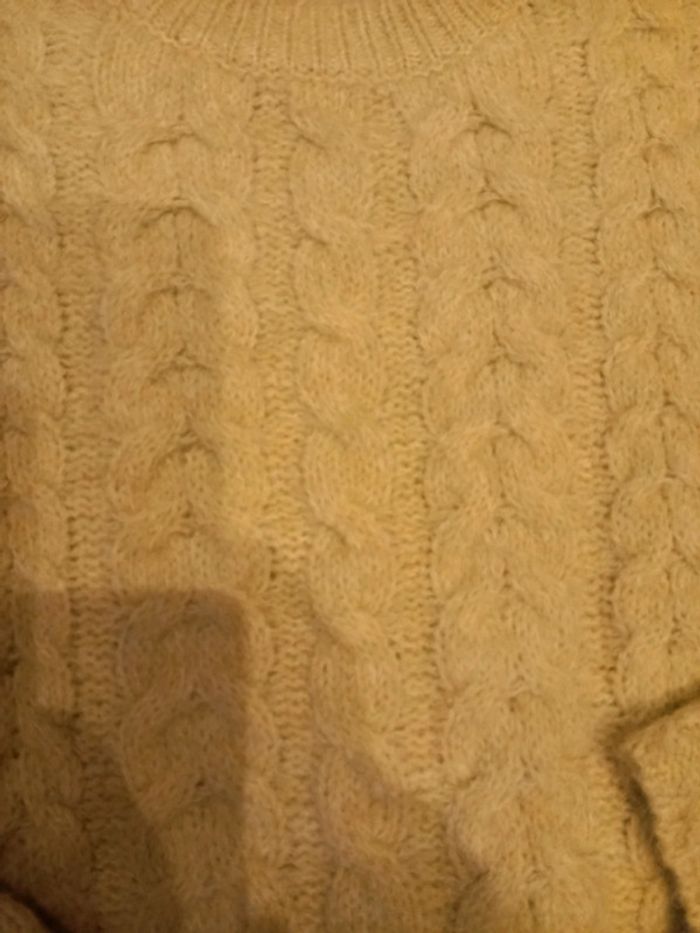 Pull en laine femme L vert pale - photo numéro 2