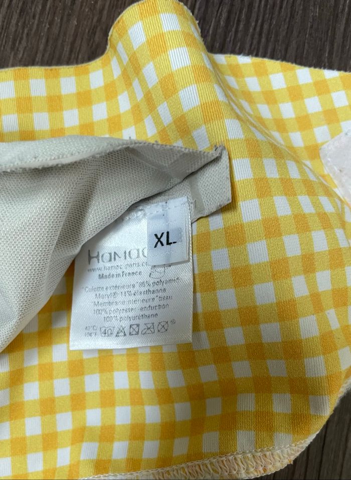 Couche lavable hamac XL Vichy jaune - photo numéro 3