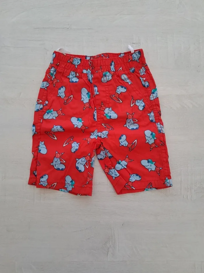 Lot 7 pièces taille 80 cm - Shorts bermudas maillot de bain - 9 12 mois - coton - photo numéro 4