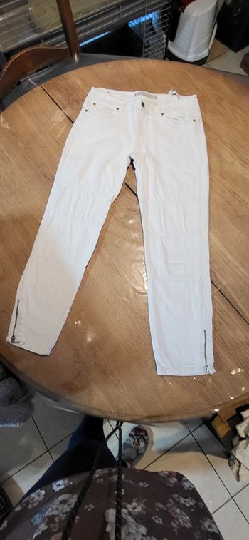 Jeans blanc ikks 38