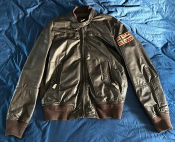 Blouson en cuir Napapijri