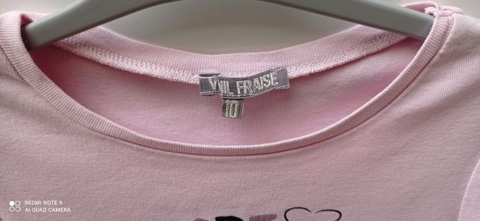 T shirt - Vynil Fraise - 10 ans - photo numéro 2