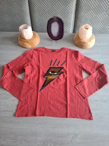 T-shirt sequins taille 12 ans