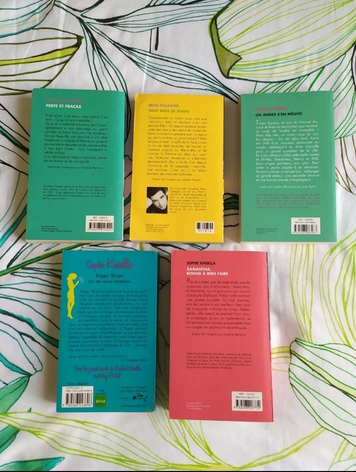 Lot de 5 romances chick lit - photo numéro 2