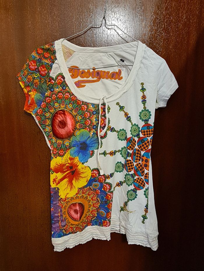 Tshirt manches courtes femme Desigual Taille M