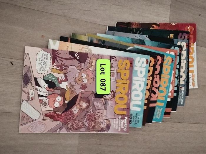 Lot de 10 BD magazines  SPIROU année 2024-25 L087  7600468982