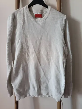 Pull léger blanc