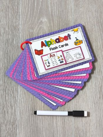 Carnet cartes flash de l'alphabet en anglais