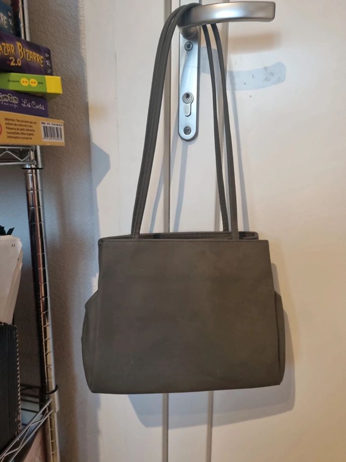 Sac à main gris
