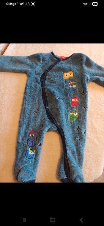Surpyjama bébé taille 6 mois