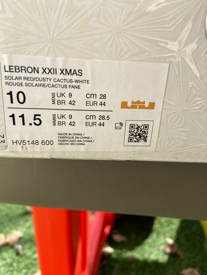 Nike LeBron XXII (22) "Christmas" – NEUVES - photo numéro 7