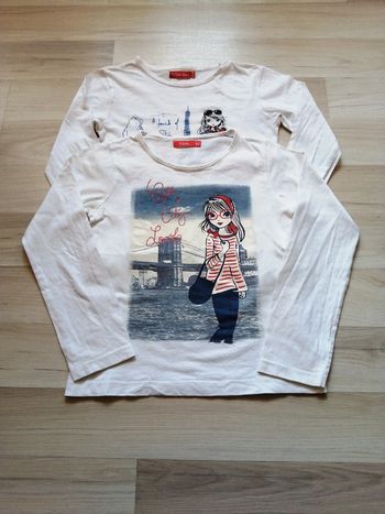 Lot 2 chemises manches longues