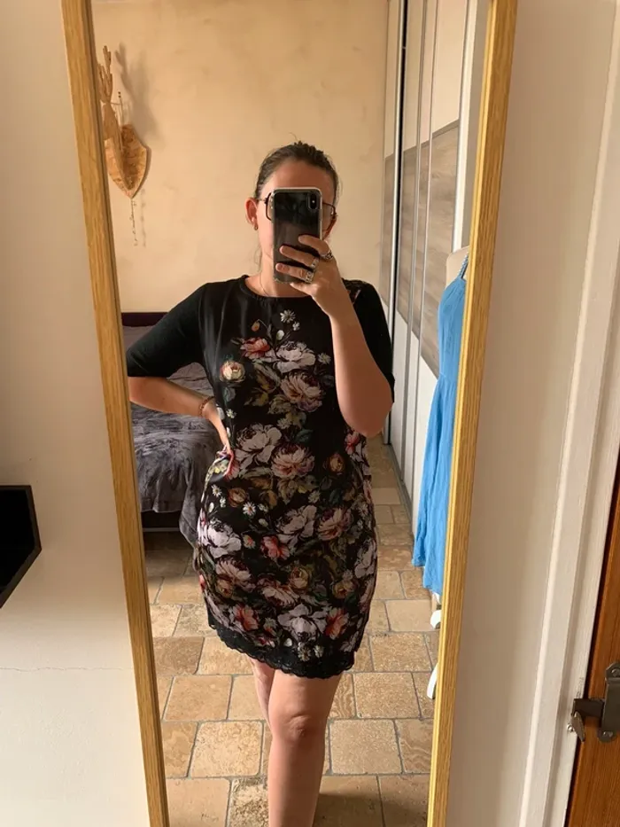 Robe fleur La Fée Maraboutée taille 2 - photo numéro 3