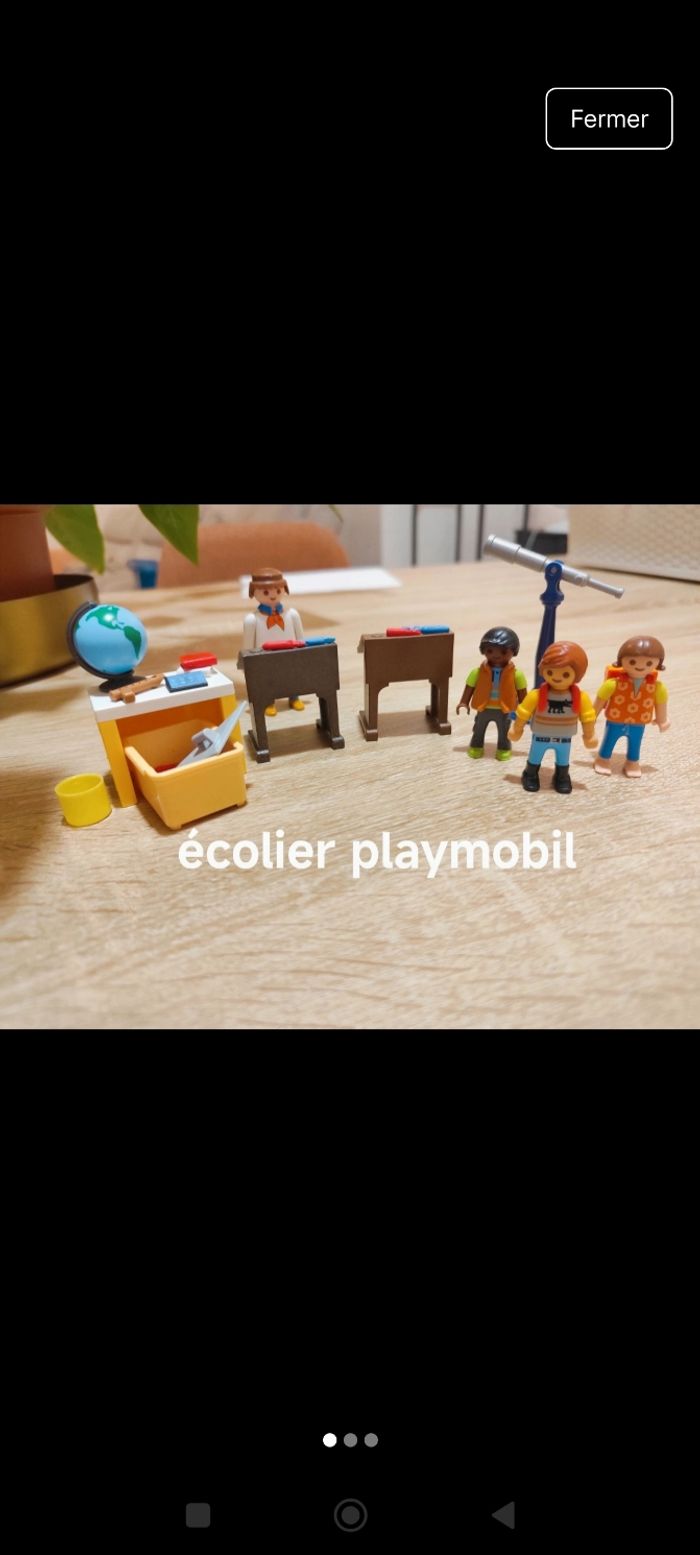 Playmobil école écoliers