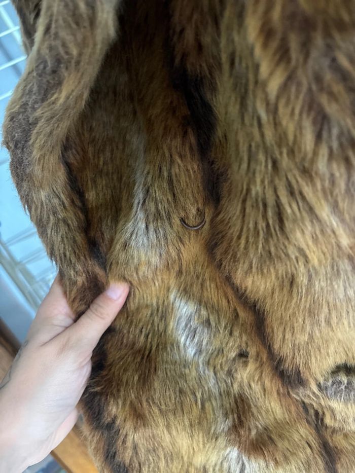 Manteau fourrure H&M taille S en très bon état - photo numéro 4