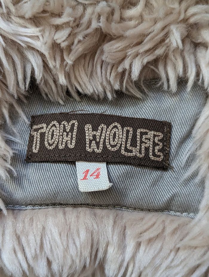 Veste sans manches Tom Wolfe doublée fourrure - Taille 14 - photo numéro 7