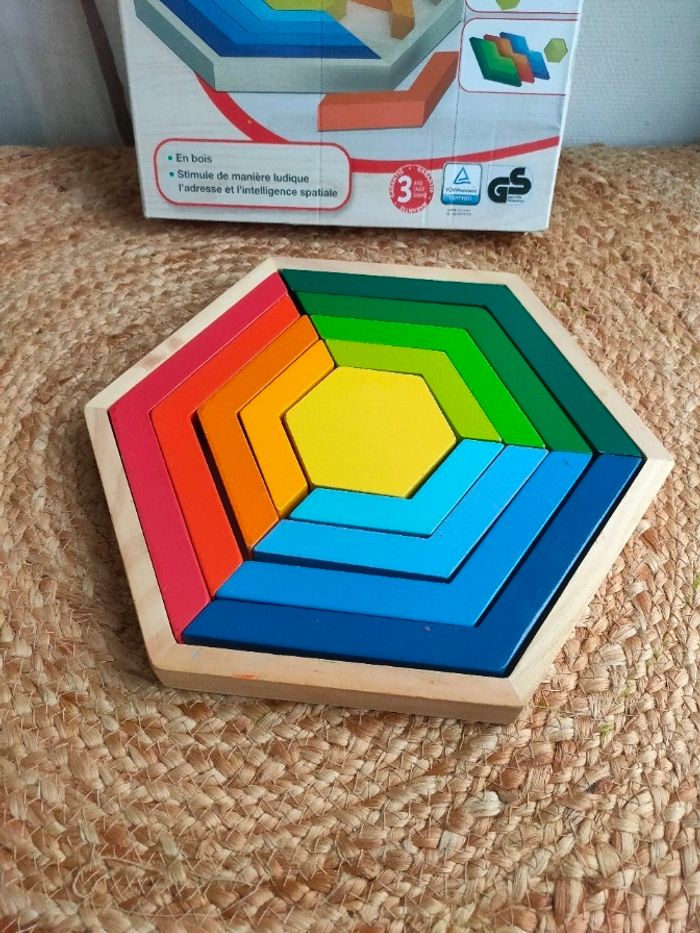 Jeu d'emboîtement Arc en ciel - photo numéro 3