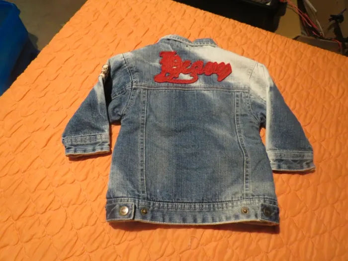 veste en jeans garçon taille 12 mois - photo numéro 3