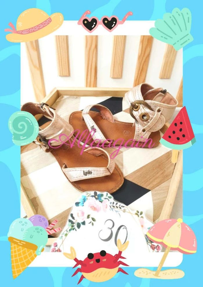 Sandales beige les petites bombes 30