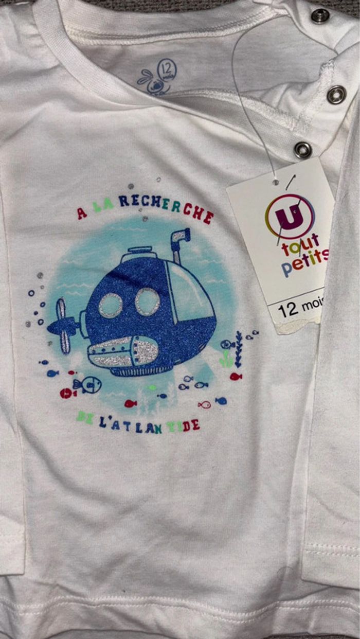 Lot de 2 tee-shirts à manches - photo numéro 6